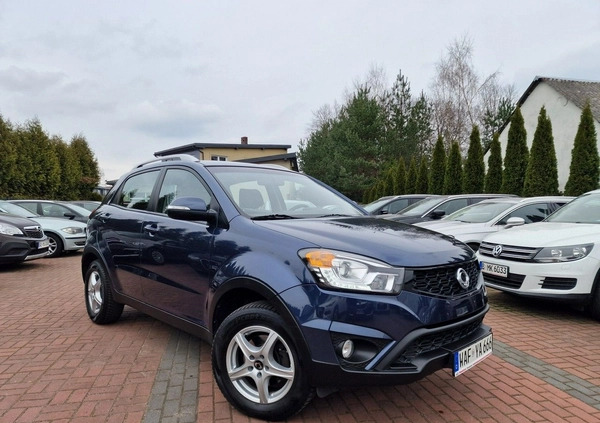 SsangYong Korando cena 31900 przebieg: 145000, rok produkcji 2013 z Kosów Lacki małe 497